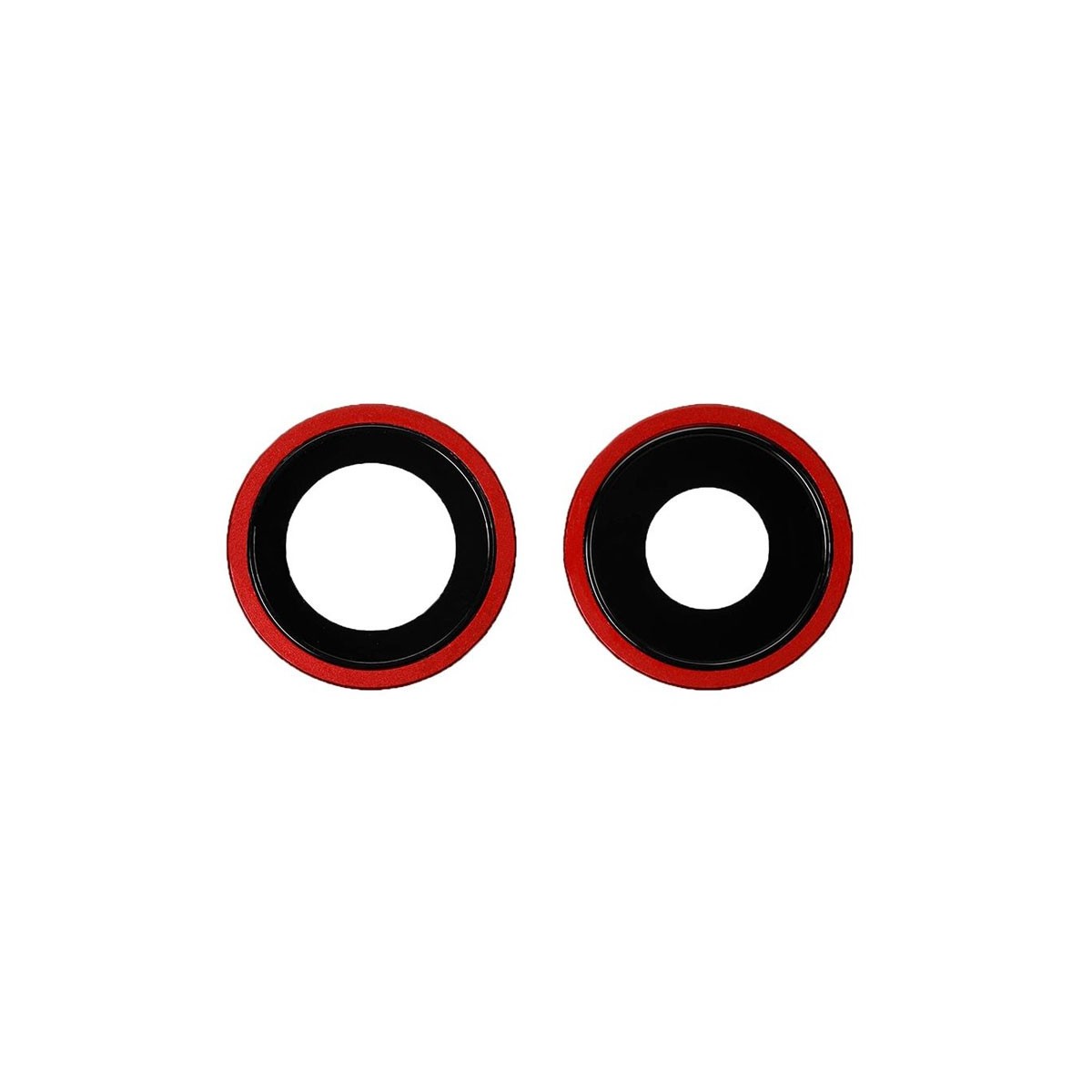 Set Lentes Camara trasera iPhone 11 Rojo