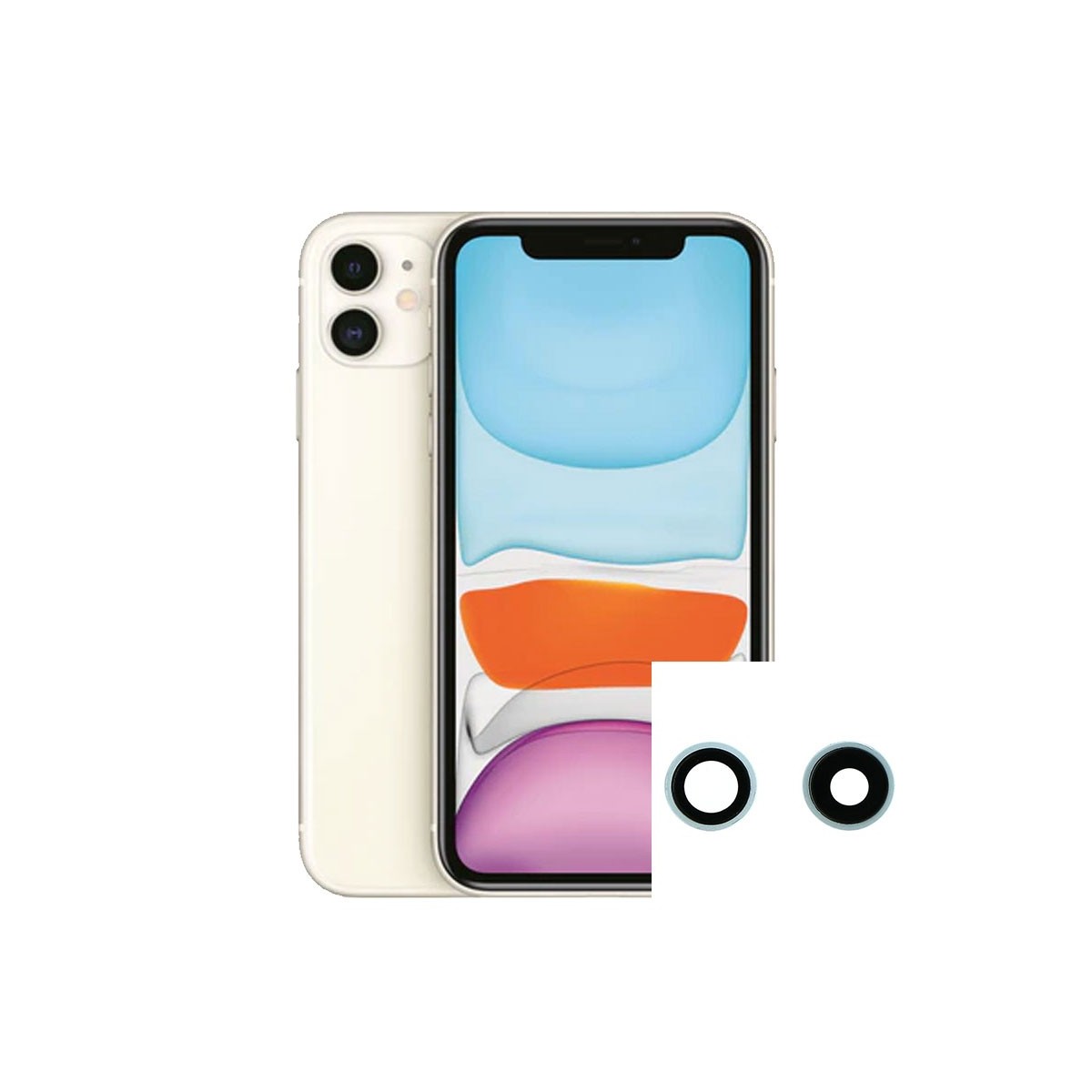 Reparacion/ cambio Lente Camara trasera iPhone 11