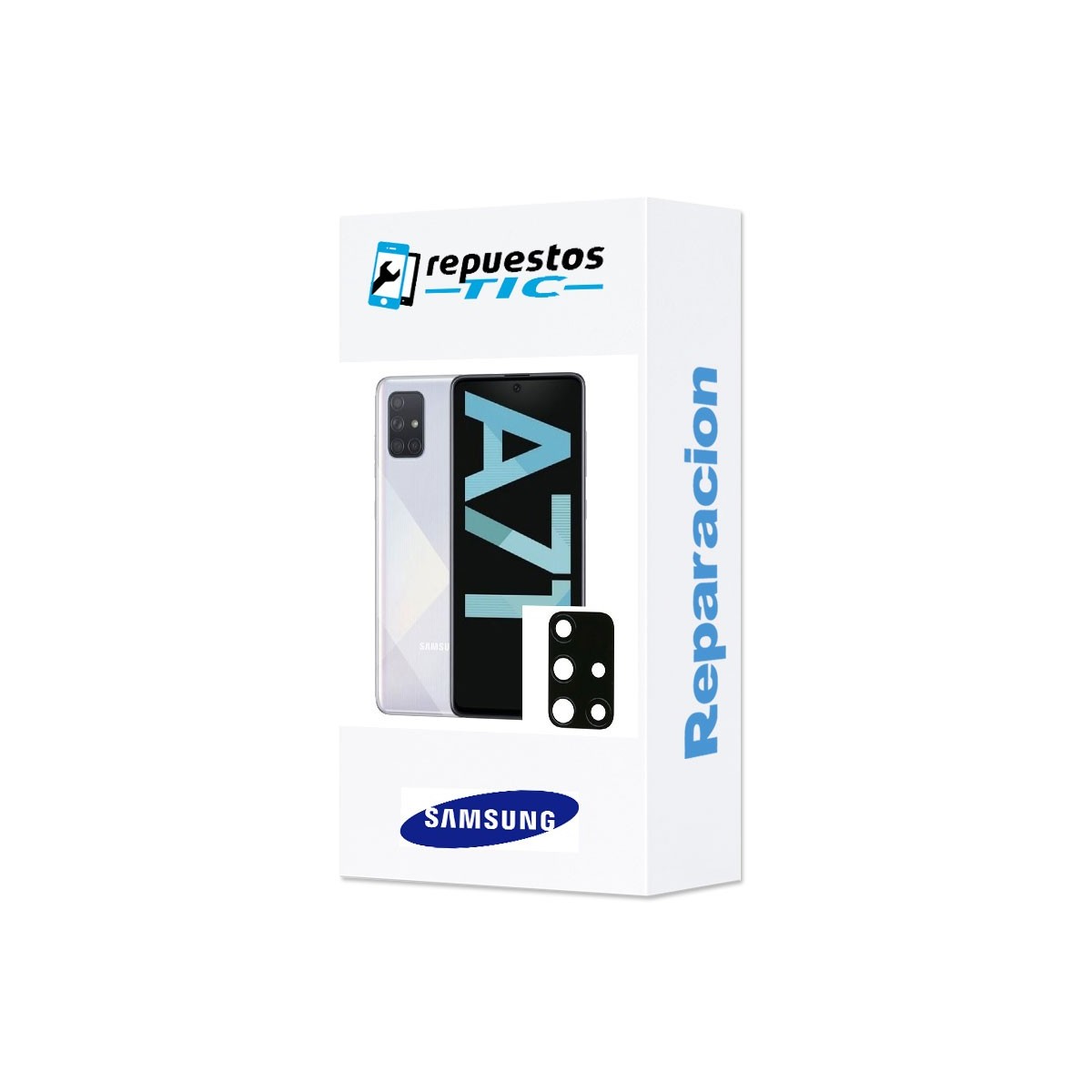 Reparacion Lente Camara trasera Samsung Galaxy A71 SM-A715F