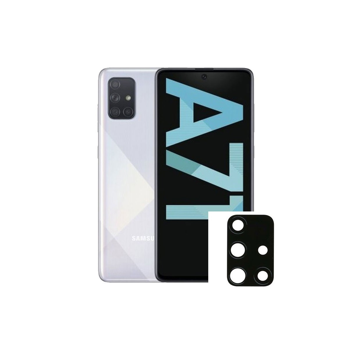 Reparacion Lente Camara trasera Samsung Galaxy A71 SM-A715F