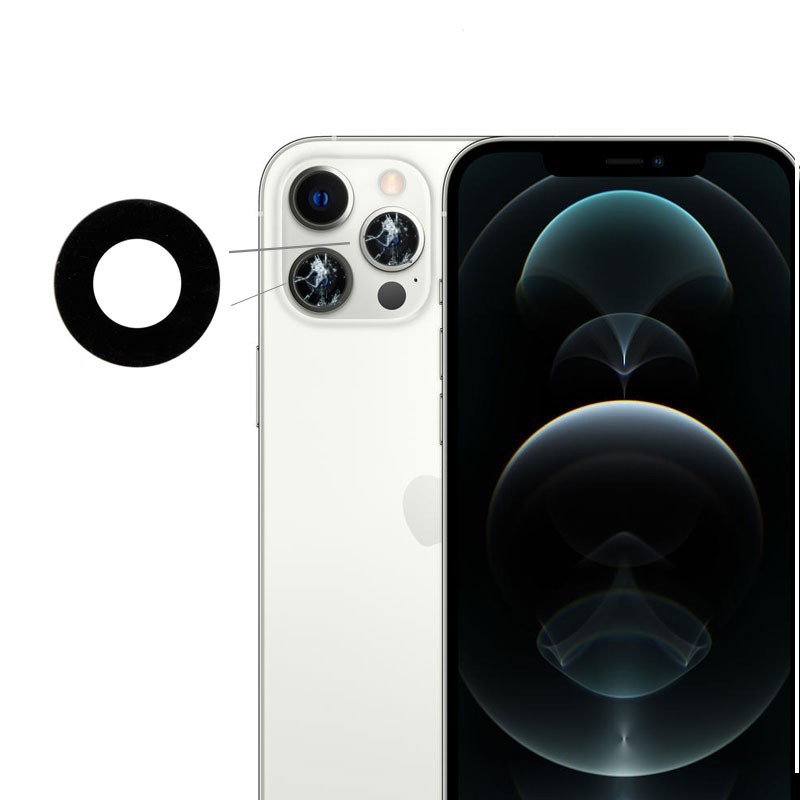 Cristal Lente Camara trasera (gran angular) iPhone 11/ 11 Pro/ 11 Pro Max