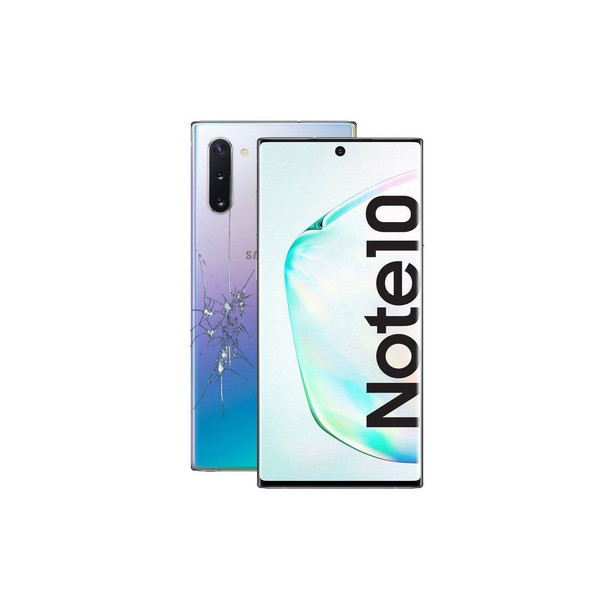 Reparacion/ cambio Tapa trasera Samsung Galaxy Note 10 cualquier color