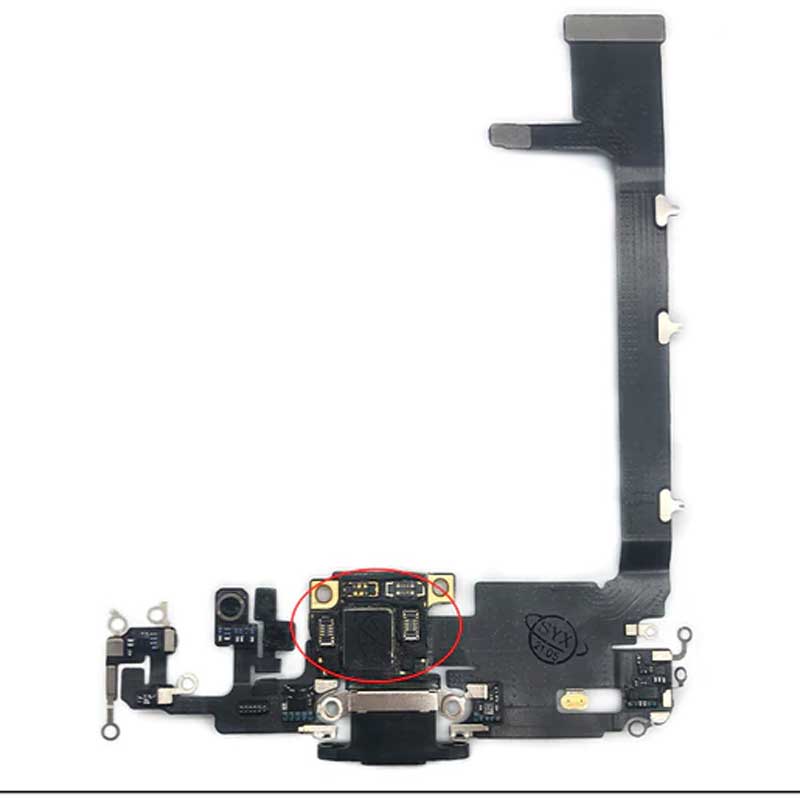 Conector de carga iPhone 11 Pro Max Negro