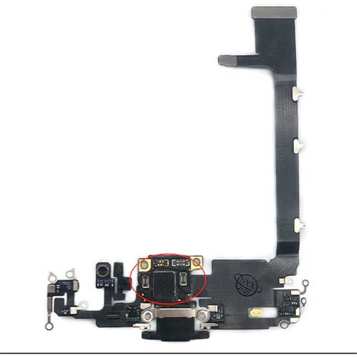 Conector de carga iPhone 11 Pro Max Negro
