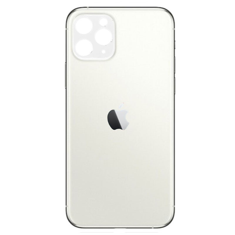 Tapa trasera iPhone 11 Pro Max Blanco/ Plata