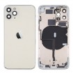 Chasis com componentes iPhone 11 Pro (carcaça tapa traseira com logo + marco) Plata