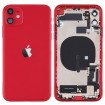 Chasis con componentes iphone 11 (carcasa tapa trasera + marco) Rojo