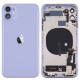 Chasis iphone 11 (carcasa tapa trasera con logo + marco) Purpura/ violeta