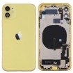 Chasis com componentes iphone 11 (carcaça tapa traseira com logo + marco) Amarillo
