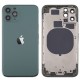 Chasis sin componentes iphone 11 pro max (carcasa tapa trasera con logo + marco) Verde