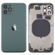 Chasis sin componentes iphone 11 pro (carcasa tapa trasera con logo + marco) Verde