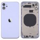 Chasis sin componentes iphone 11 (carcasa tapa trasera con logo + marco) Purpura/ violeta