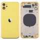 Chasis sin componentes iphone 11 (carcasa tapa trasera con logo + marco) Amarillo