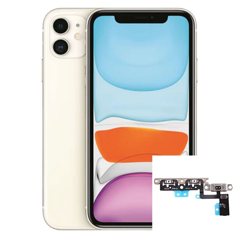 Reparacion/ cambio Flex mute y volumen iPhone 11