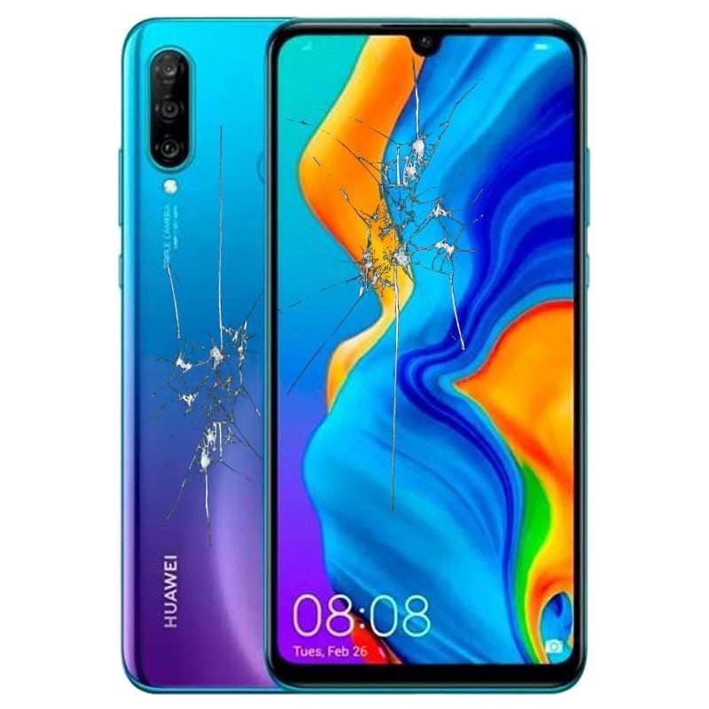 Reparacion/ cambio Pantalla completa  + tapa trasera Huawei P30 Lite