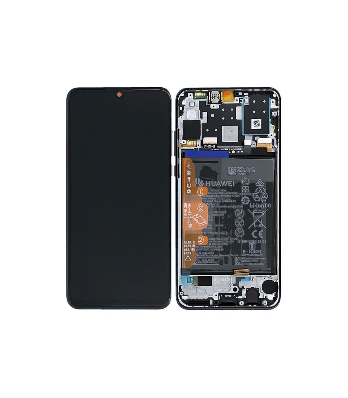 Pantalla completa original Huawei P30 Lite Negro