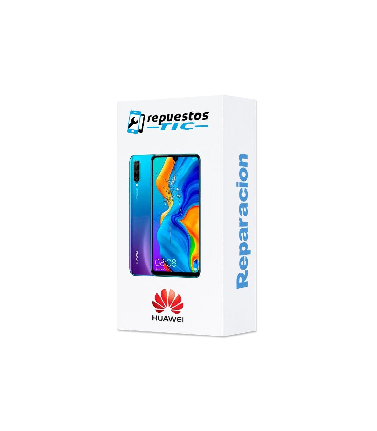 Reparacion/ cambio Pantalla completa original Huawei P30 Lite (con marco y bateria)