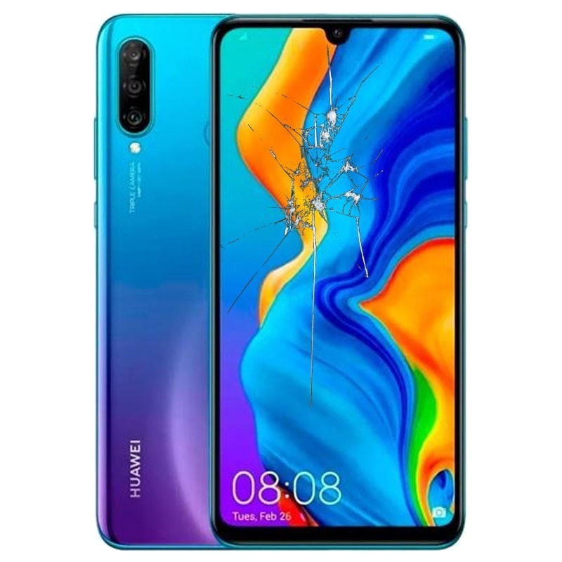 Reparacion/ cambio Pantalla completa original Huawei P30 Lite (con marco y bateria)