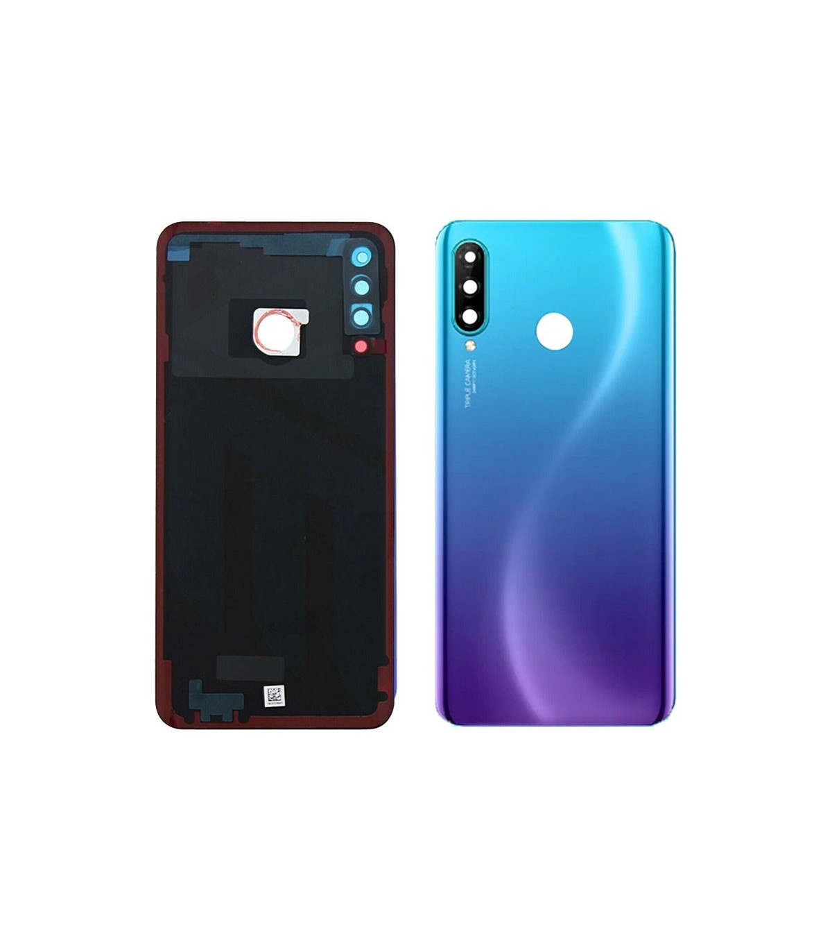 Tapa trasera con lente Huawei P30 lite Azul Aurora