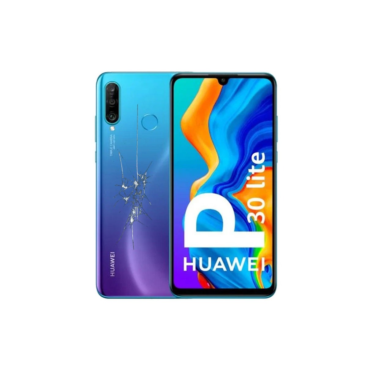 Reparacion/ cambio Tapa trasera Huawei P30 lite