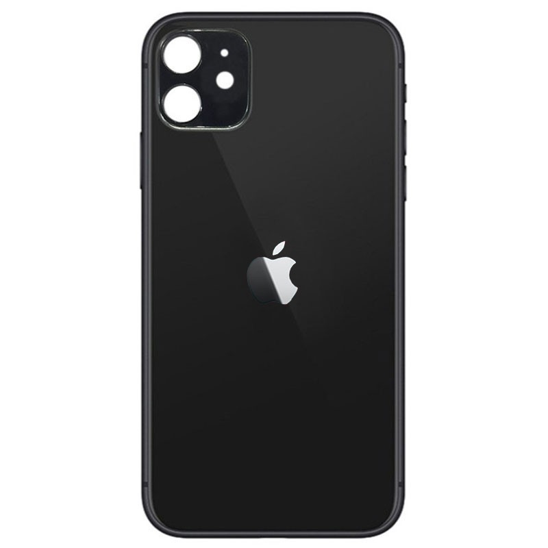 Tapa trasera cristal iPhone 11 Negro 