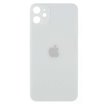 Tapa trasera cristal iPhone 11 Blanco/ Plata