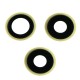 Set lentes camara trasera iphone 11 Pro Max Oro