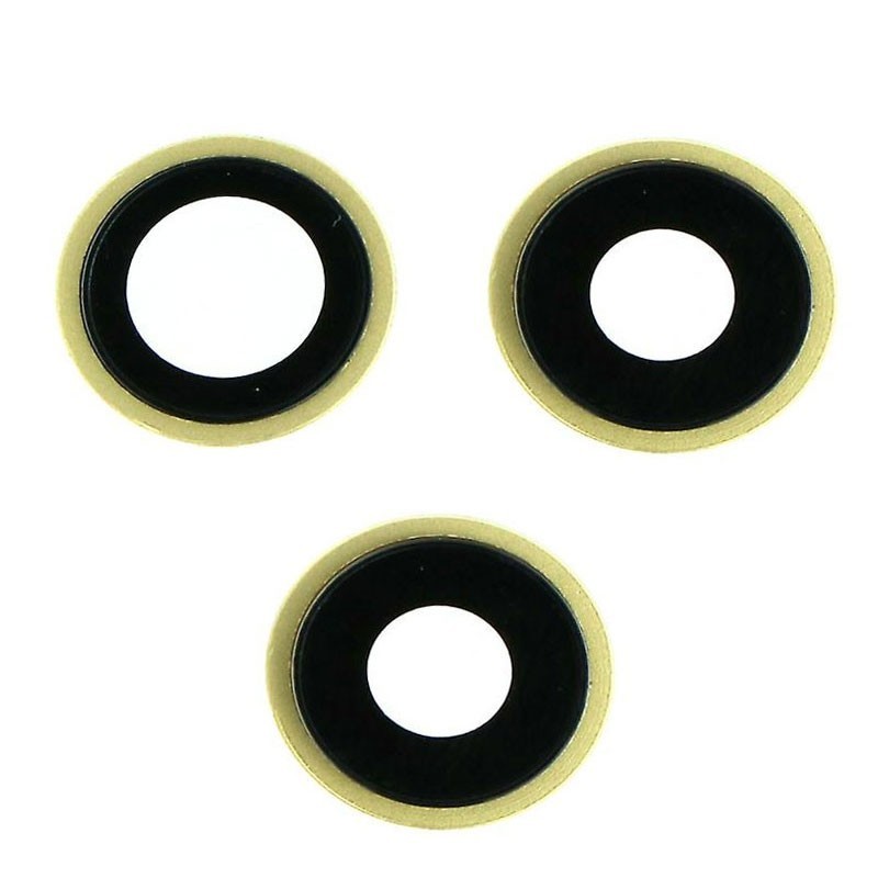 Set lentes camara trasera iphone 11 Pro Max Oro