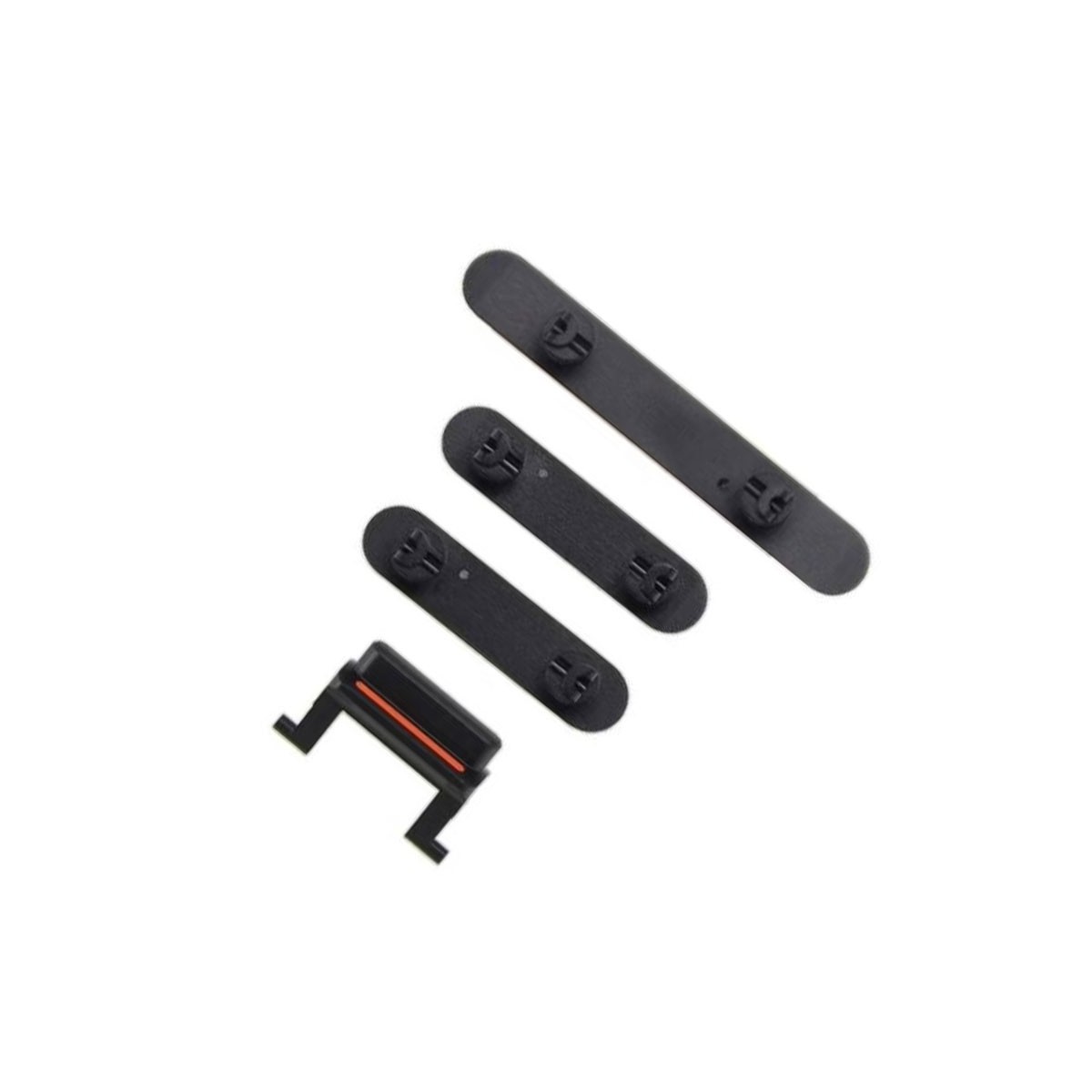 Set botones laterales iPhone 11/ 11 Pro/ Pro Max Negro