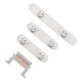 Set botones laterales iPhone 11/ 11 Pro/ Pro Max Blanco