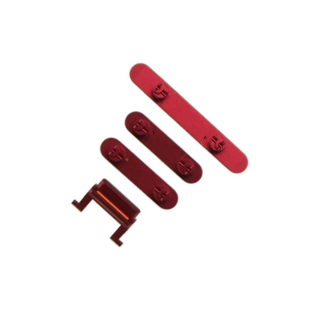 Set botones laterales iPhone 11 Rojo