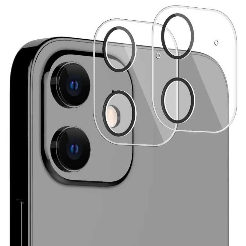 Protector cubierta lente camara trasera iPhone 12 Mini transparente