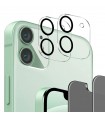 Protector cubierta lente camara trasera iPhone 12 transparente
