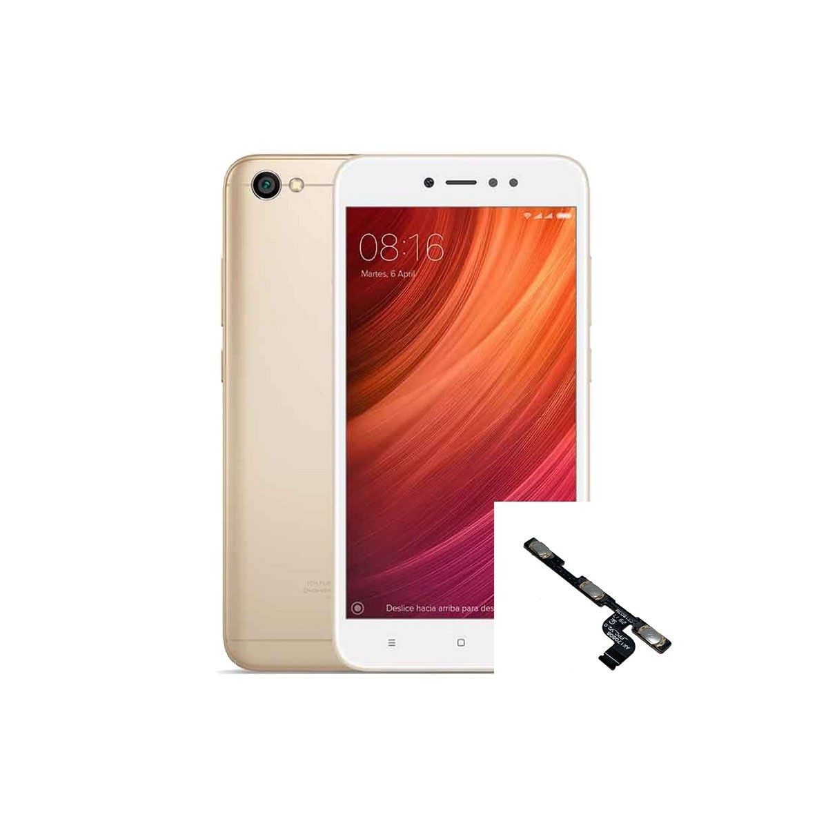 Reparacion/ cambio Flex encendido y volumen Xiaomi Redmi Note 5A/ 5A prime