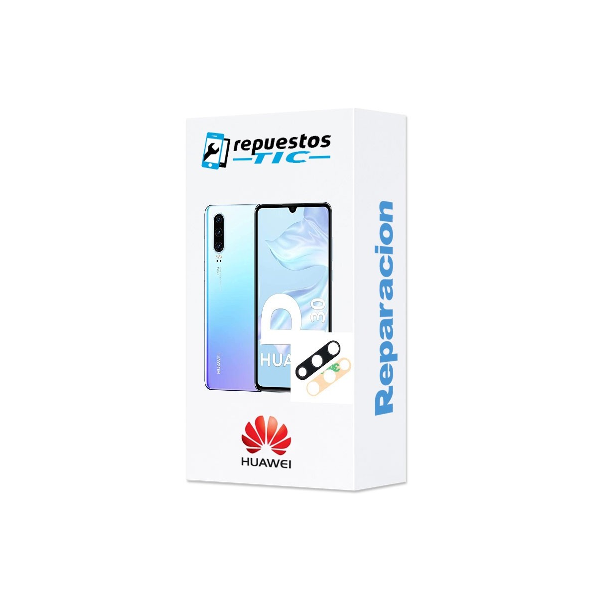 Reparacion/ cambio Lente Camara trasera Huawei P30 (ELE-L29)