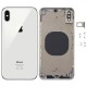Chasis y tapa trasera sin componente para iPhone Xs Max Blanco