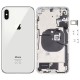 Chasis y tapa trasera con componente para iPhone Xs Max Blanco