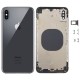 Chasis y tapa trasera sin componente para iPhone Xs Max Negro