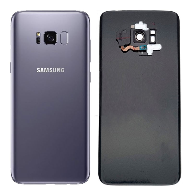 Tapa trasera Samsung Galaxy S8 Plus G955F con sensor huella y lente Negro original