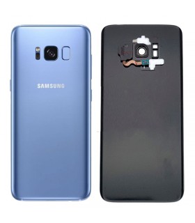 Tapa trasera original Violeta Samsung Galaxy S8 Plus G955F con sensor huella y lente