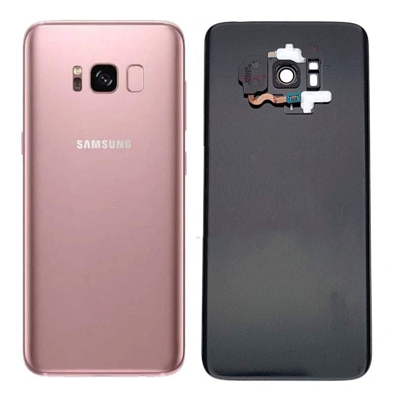 Tapa trasera original Rosa Samsung Galaxy S8 Plus G955F con sensor huella y lente