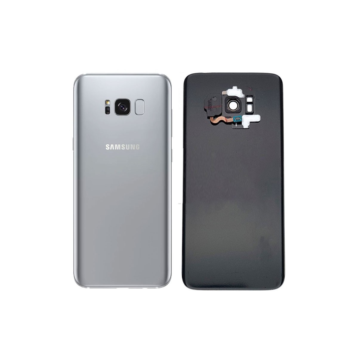 Tapa trasera original Azul Samsung Galaxy S8 Plus G955F con sensor huella y lente