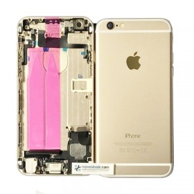 Carcasa Trasera Completa para iPhone 6 Dorada