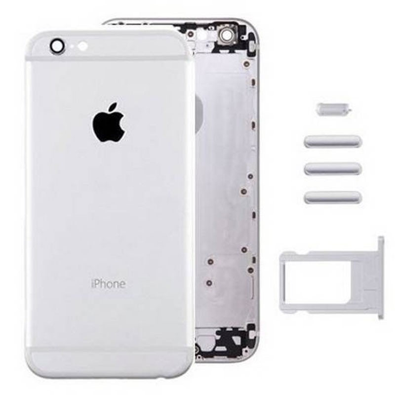 Carcaça Traseira para iPhone 6 Prateada 