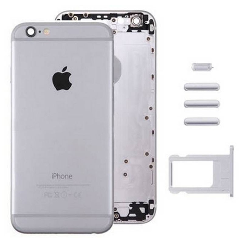 Carcaça Traseira iPhone 6 Plus Plateada