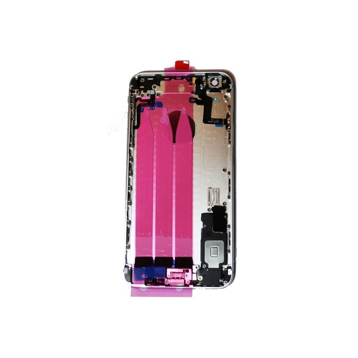 Carcaça traseira Prateada completa para iPhone 6 Plus
