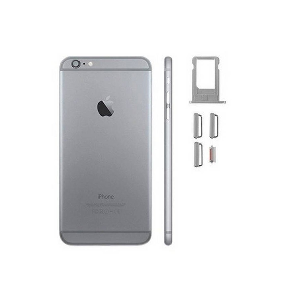 Carcasa Trasera iPhone 6 Plus Gris