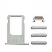 Repuesto porta sim y botones laterales iPhone 6 Plus gris