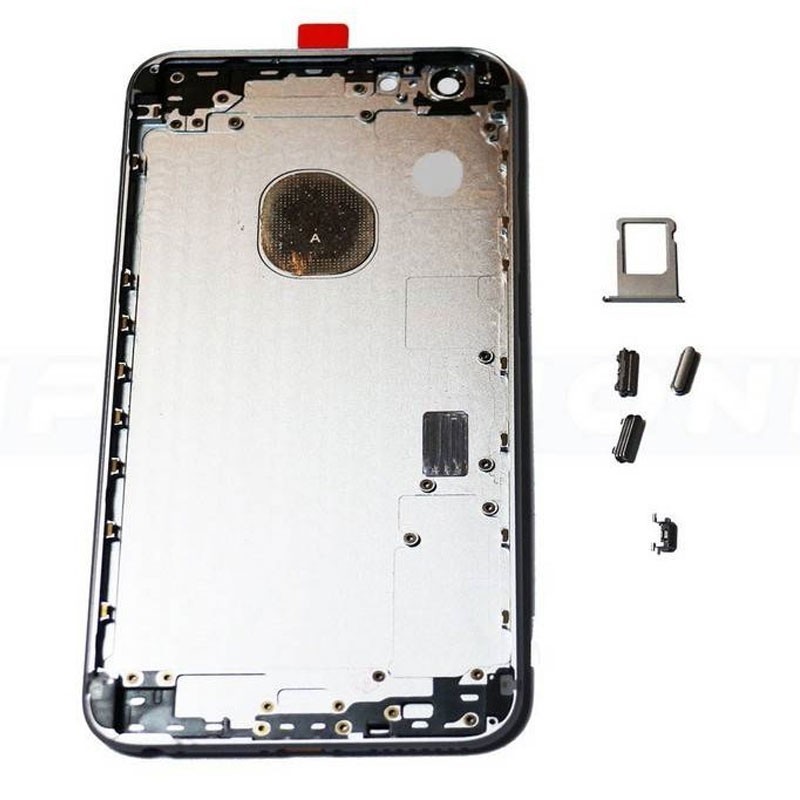 Carcasa trasera para iPhone 6S plus-Plateada