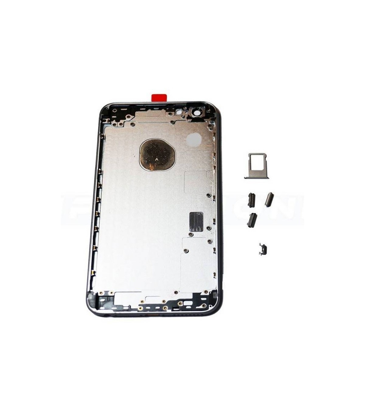 Carcasa trasera para iPhone 6S plus-Plateada